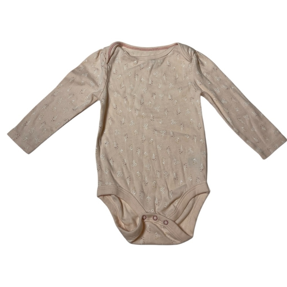 Pink and Blue Eyelet Dress Set size 12 months - Picture 6 of 9